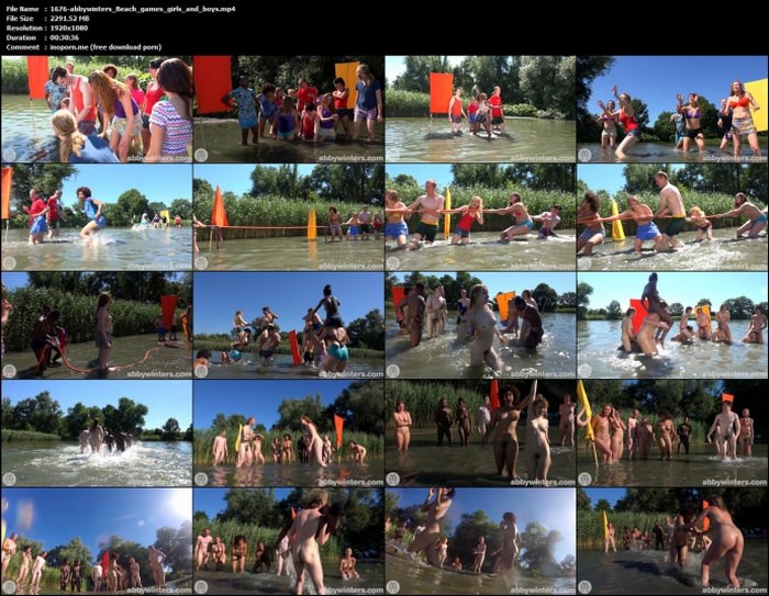 Abbywinters Beach games girls and boys (1080p video and photo) Abbywinters Beach games girls and boys (1080p video and photo)